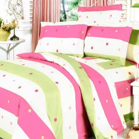 Blancho Bedding - [Colorful Life] Luxury 8PC MEGA Comforter Set Combo 300GSM (Queen Size)