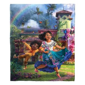 Disney's Encanto; Tropical Magic Aggretsuko Comics Silk Touch Throw Blanket; 50" x 60"
