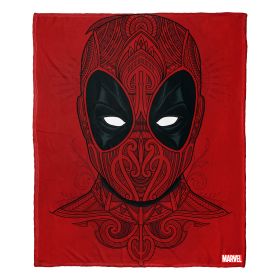 Flourishing Deadpool Aggretsuko Comics Silk Touch Throw Blanket; 50" x 60"