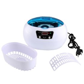 Ultrasonic cleaning machine for home (Option: White blue-US)